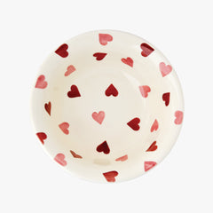 Pink Hearts Cereal Bowl
