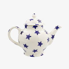 Seconds Blue Star 4 Mug Teapot