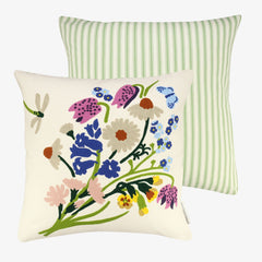 Wildflowers 50X50 Cm Embroidered Cushion