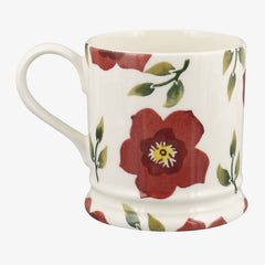 Personalised Christmas Rose 1 Pint Mug