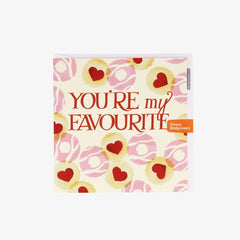 You're My Favourite Biscuits Valentine's Day Card