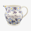 Personalised Blue Daisy Fields 3 Pint Jug