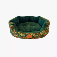 Dogs In The Woods Waterproof Waxed Cotton Medium Pet Bed