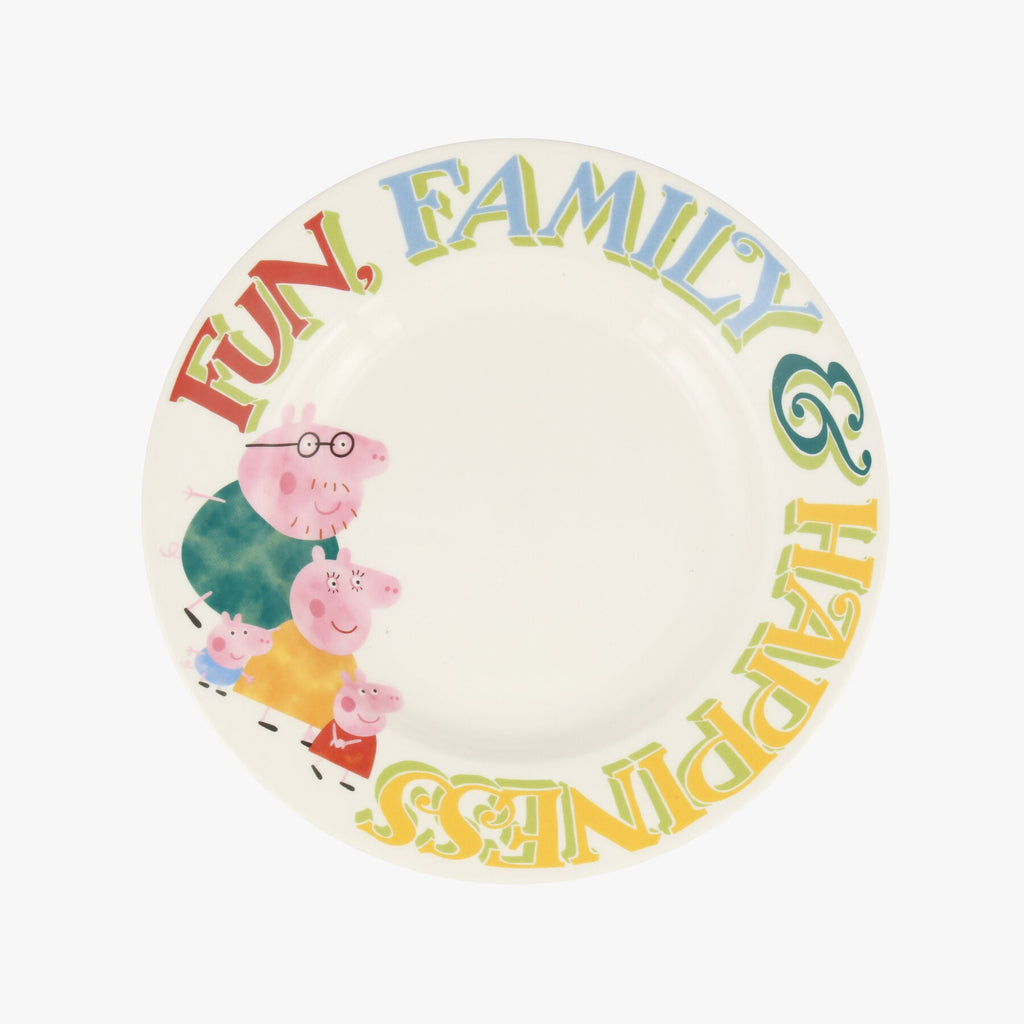 Peppa Pig Happiness & Friendship 8 1/2 Inch Plate