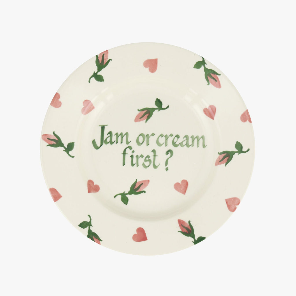 Personalised Little Rose Bud 8 1/2 Inch Plate