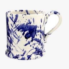 Seconds Blue Splatter 1/2 Pint Mug