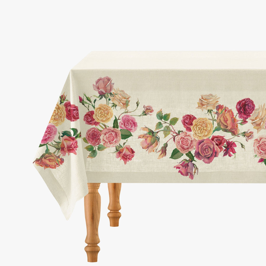 Rose Garden 160 X 320 Tablecloth