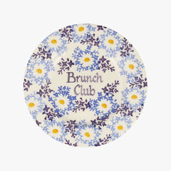 Personalised Blue Daisy Fields 8 1/2 Inch Plate