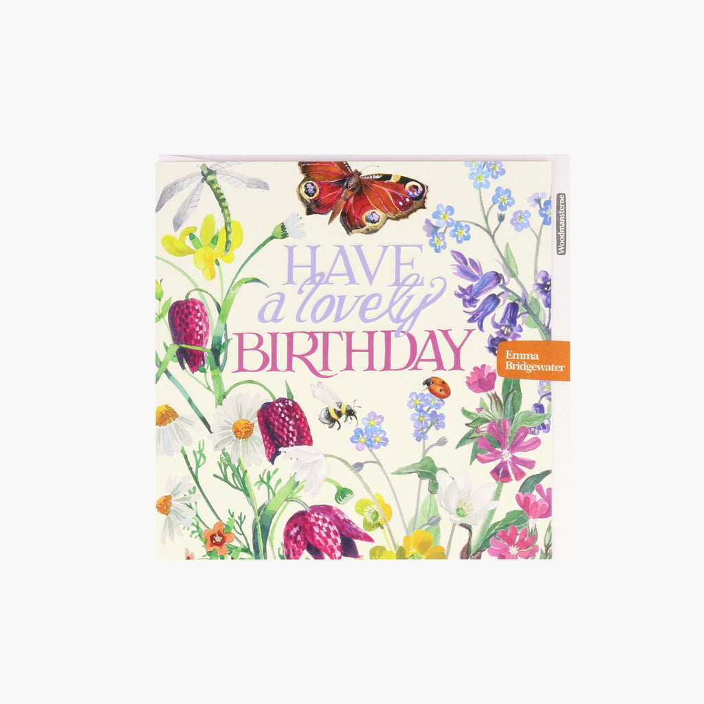 Have A Lovely Birthday Wild Flowers Card
