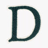 Iron On Embroidered Letter Patch-D