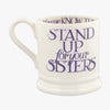 Purple Toast Strong Women 1/2 Pint Mug