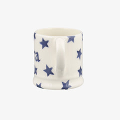 Personalised Blue Star Tiny Mug Decoration