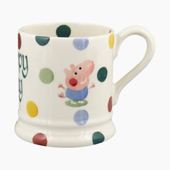 Personalised George Pig 1/2 Pint Mug