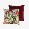 Autumn Hedgerow Linen & Velvet Cushion 43x43cm