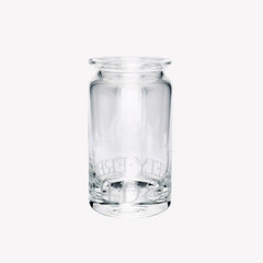 Black Toast Medium Glass Jar Vase