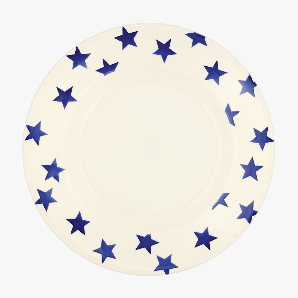 Seconds Blue Star 10 1/2 Inch Plate