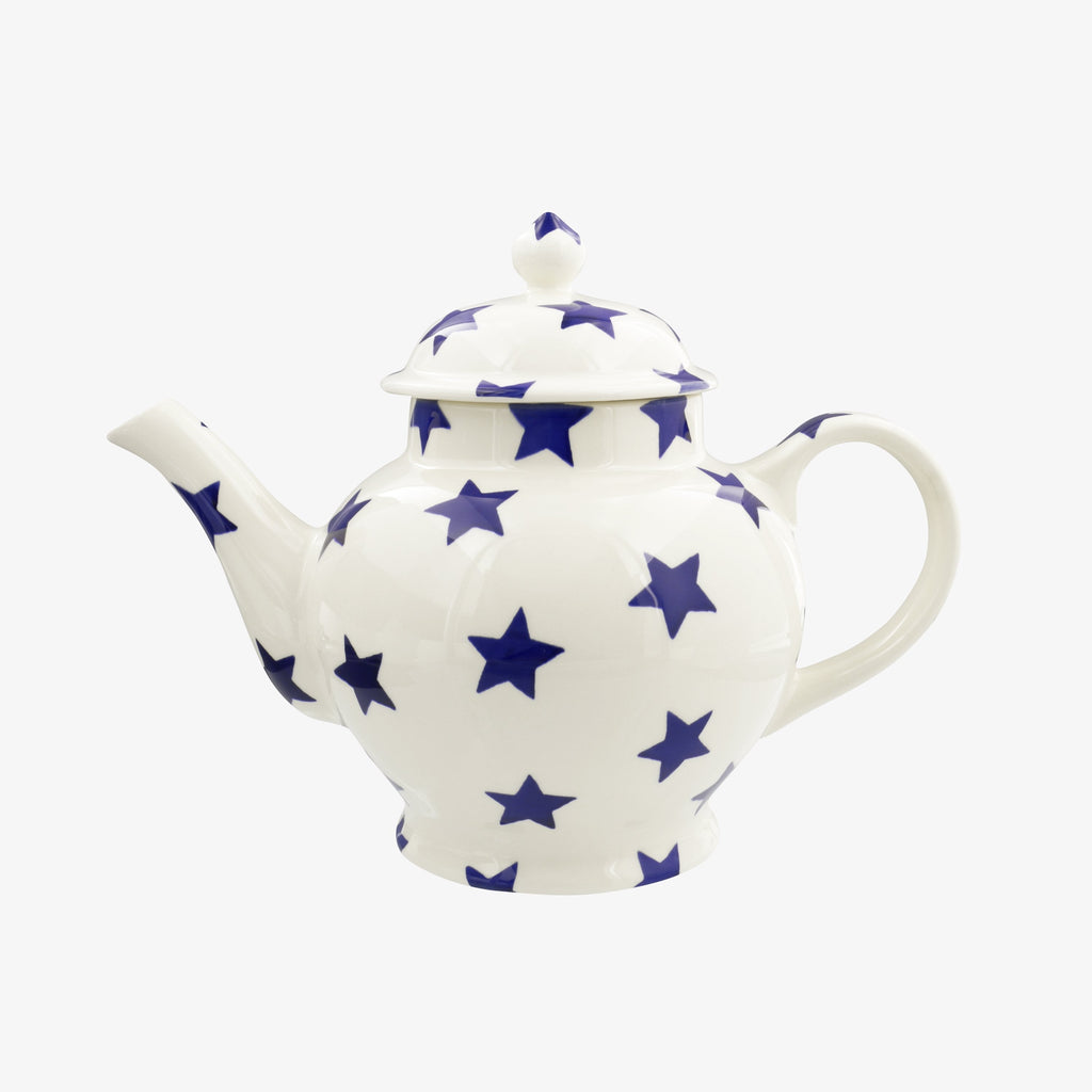 Seconds Blue Star 4 Mug Teapot
