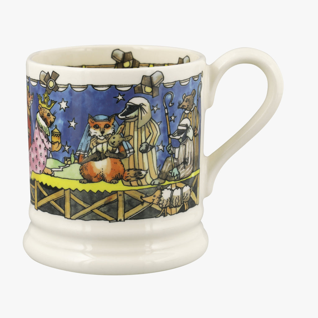 Seconds Year In The Country Nativity Scene 1/2 Pint Mug