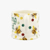 Personalised Bumblebee & Small Polka Dot Small Mug