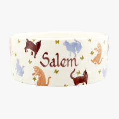 Personalised Cats Large Pet Bowl