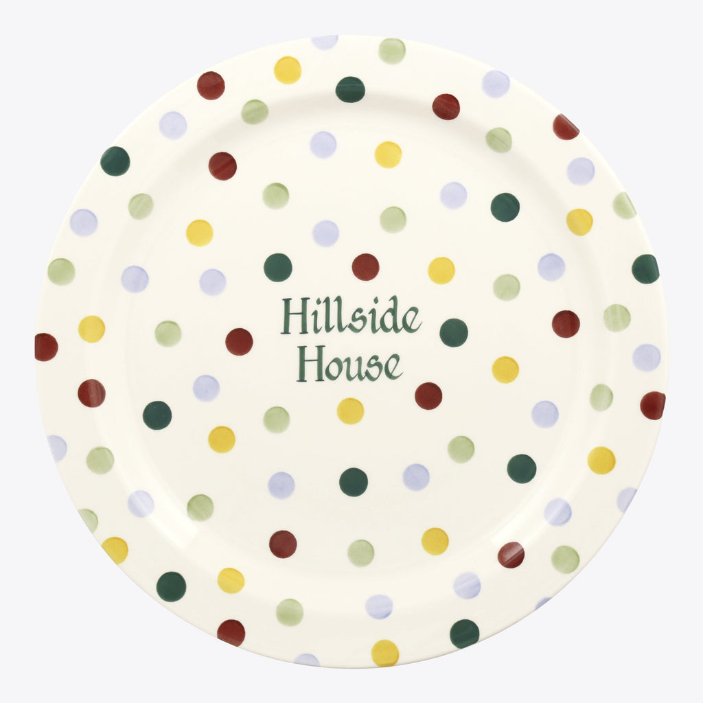 Personalised Polka Dot Serving Plate
