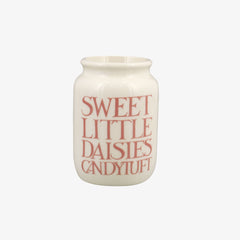 Pink Toast Sweet Daisies Small Jam Jar