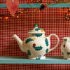 Seconds Polka Holly 3 Mug Teapot